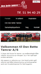 Mobile Screenshot of denbettetoemrer.dk